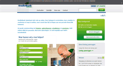 Desktop Screenshot of kredietbanknederland.nl